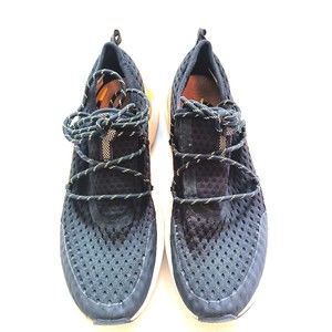 Sorel Kinetic Impact Sneaker Womens Size 9 Black Brown Yellow Shoes NL4073010